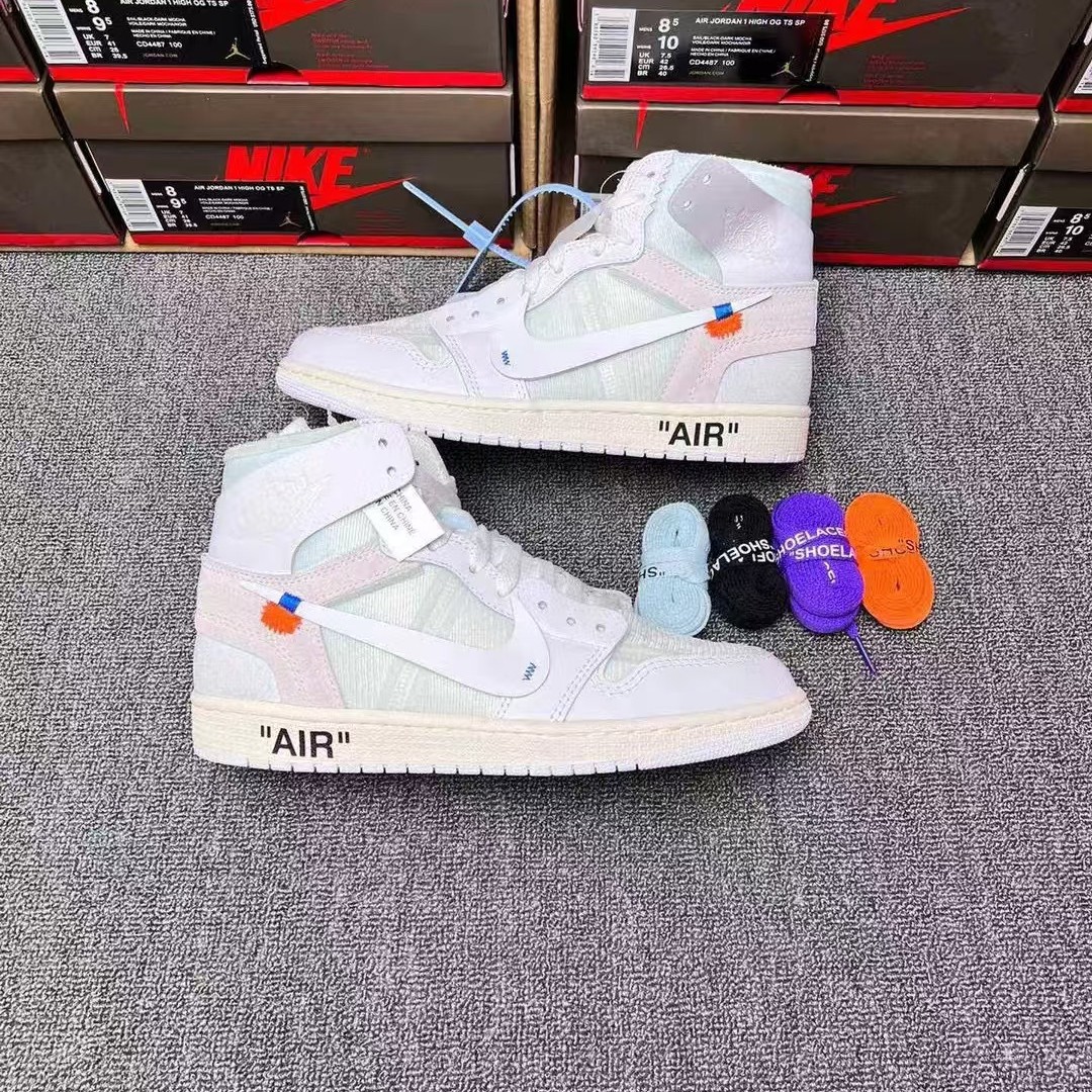 LJR Batch Off-White Air Jordan 1 White AQ0818-100